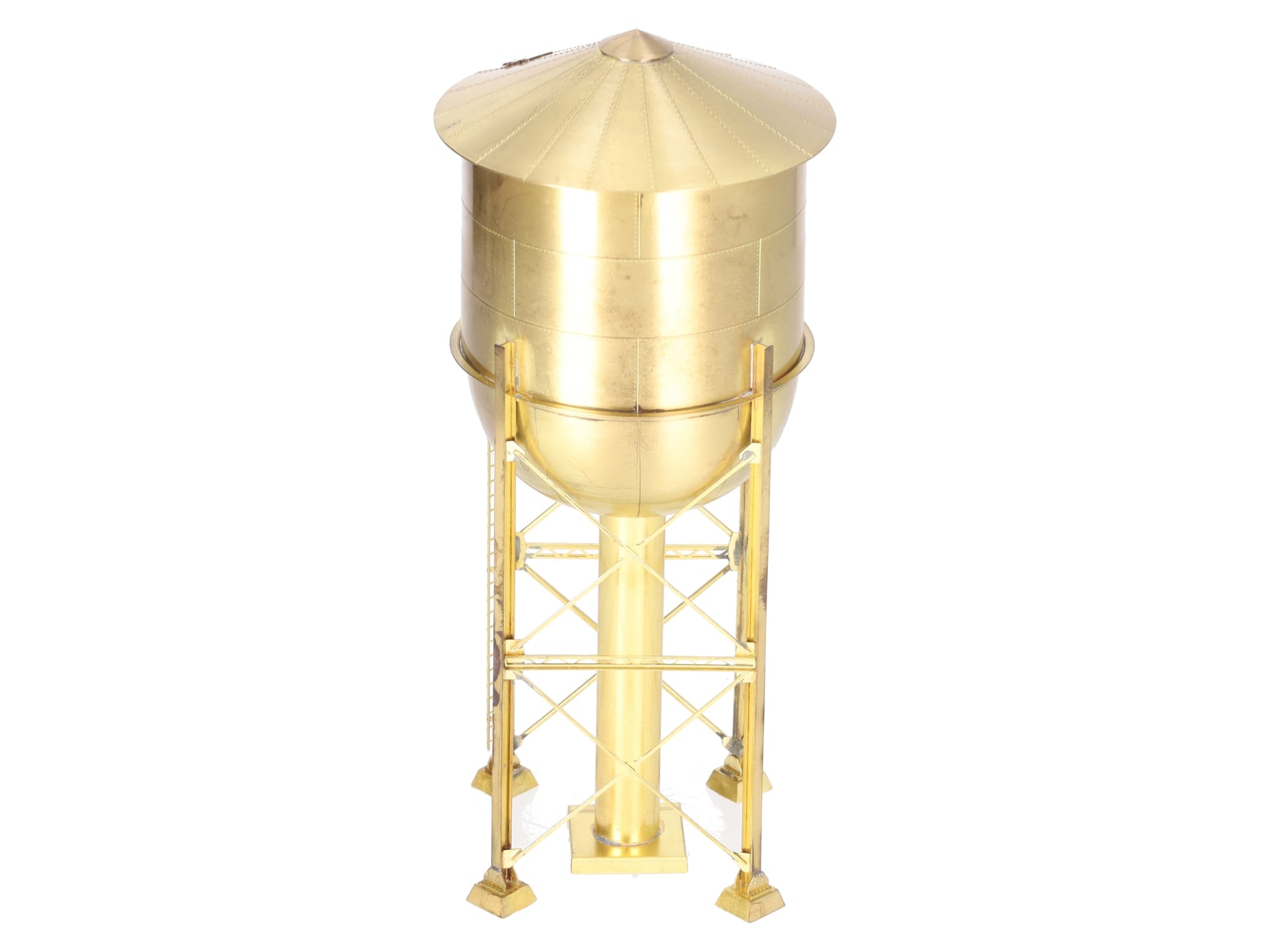 Railworks HO Scale BRASS PRR 50,000 Gallon Standard Steel Water Tank - Unpainted EX/Box