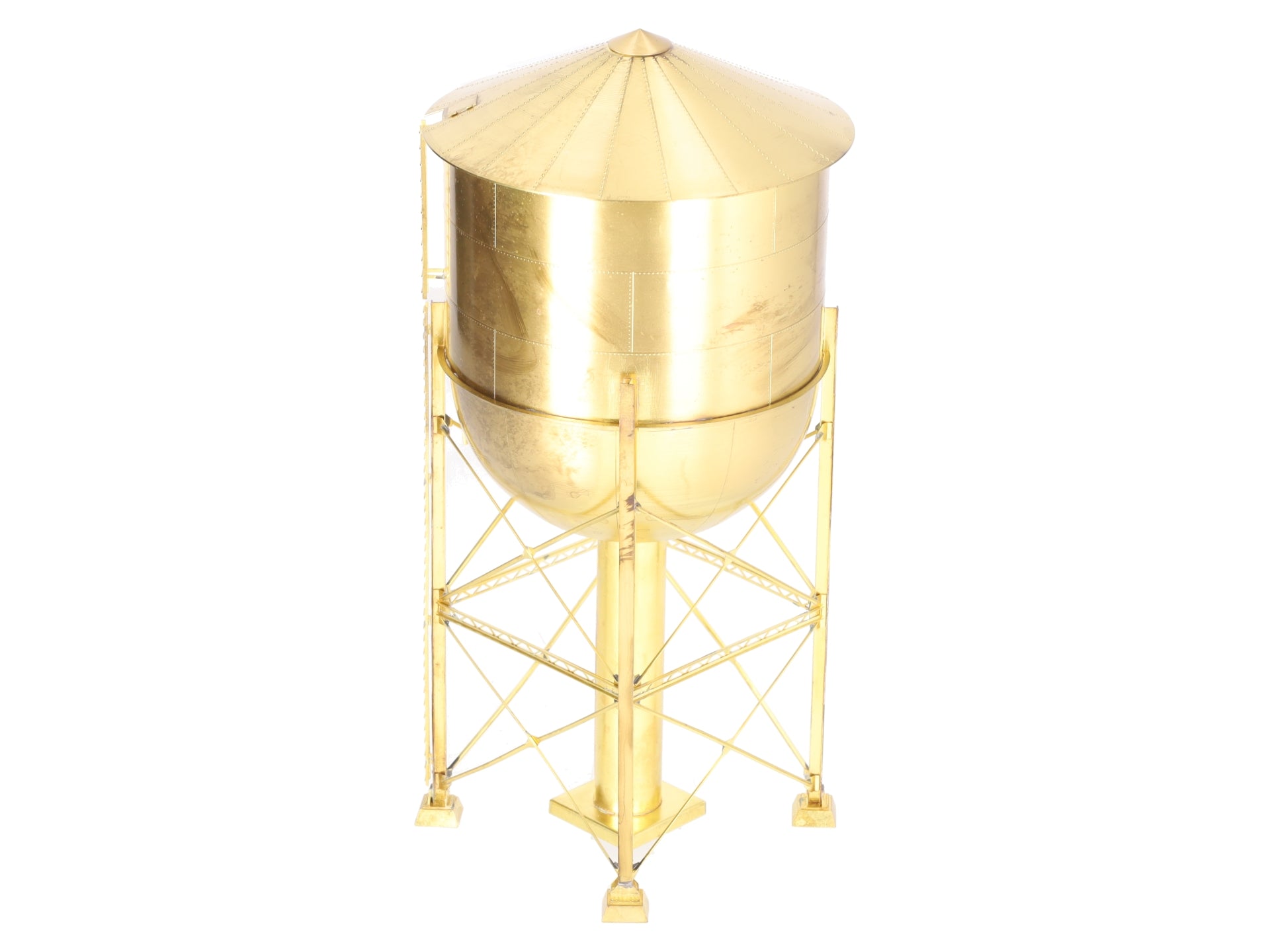 Railworks HO Scale PRR 100,000 Gallon Standard Steel Water Tank - Unpainted EX/Box