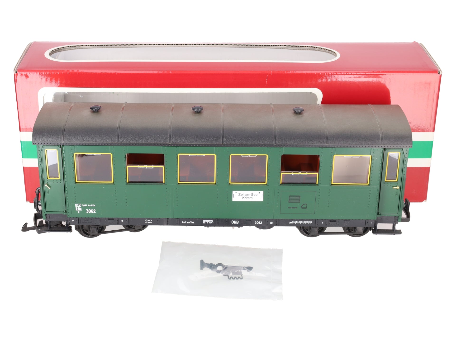 LGB 30620 G Scale Zell am See Krimml Passenger Coach Car #3062 EX/Box