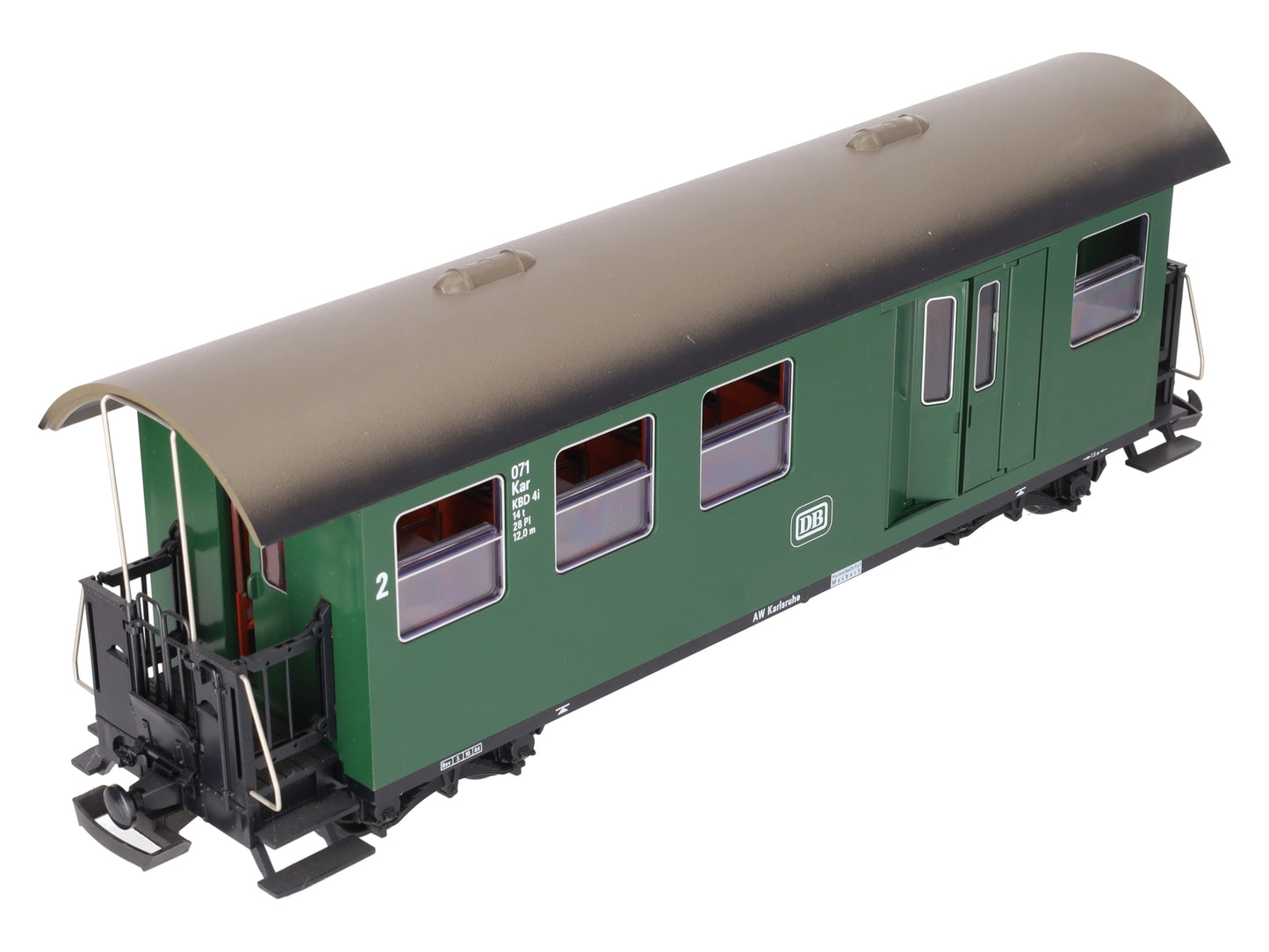 LGB 3071 G Scale DB Green 8-Wheel Passenger Car EX/Box