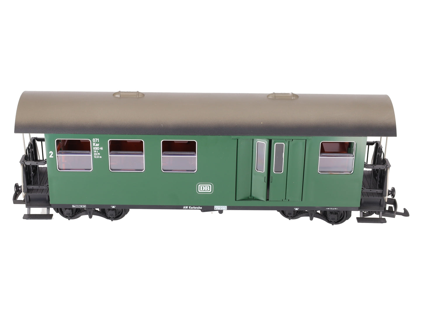 LGB 3071 G Scale DB Green 8-Wheel Passenger Car EX/Box