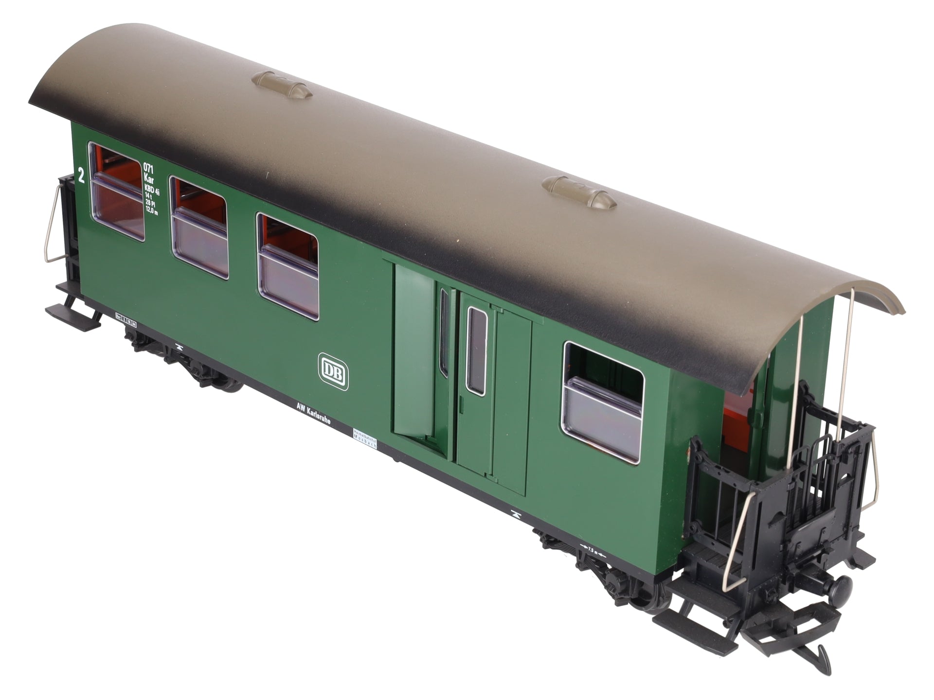LGB 3071 G Scale DB Green 8-Wheel Passenger Car EX/Box