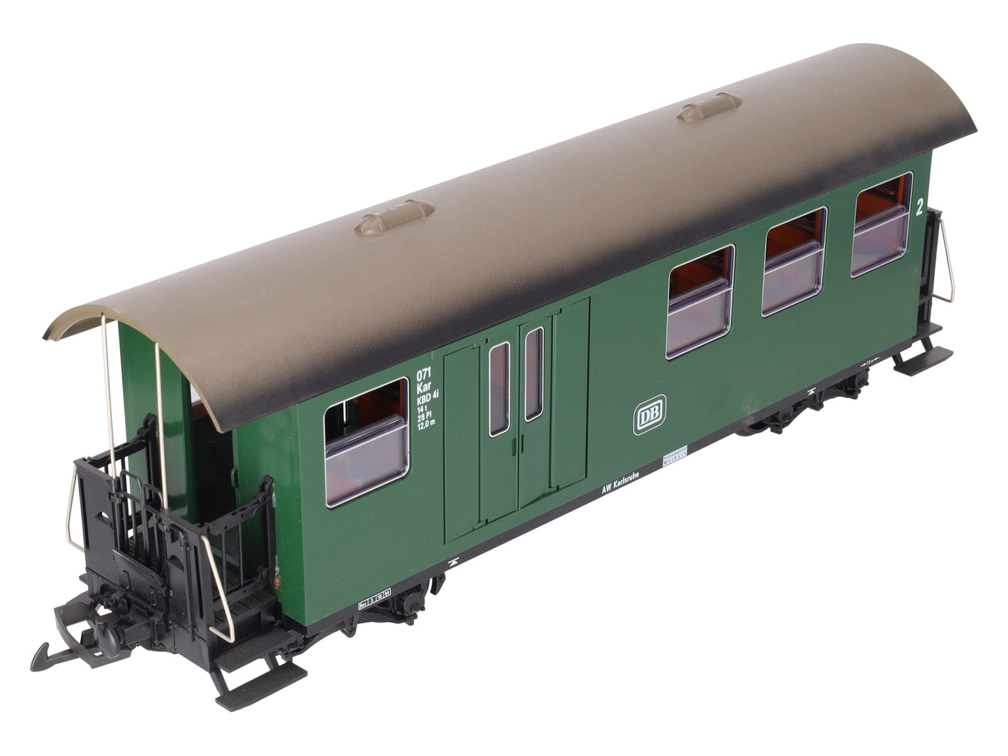 LGB 3071 G Scale DB Green 8-Wheel Passenger Car EX/Box