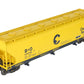 K-Line K6243-1091 O Gauge Chessie 3-Bay Centerflow Hopper #606288 LN/Box