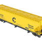 K-Line K6243-1091 O Gauge Chessie 3-Bay Centerflow Hopper #606288 LN/Box