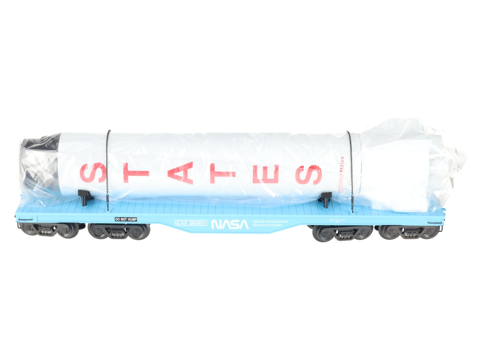 K-Line K693-8011 O Gauge NASA Flatcar with Rocket Booster #6938011 LN/Box