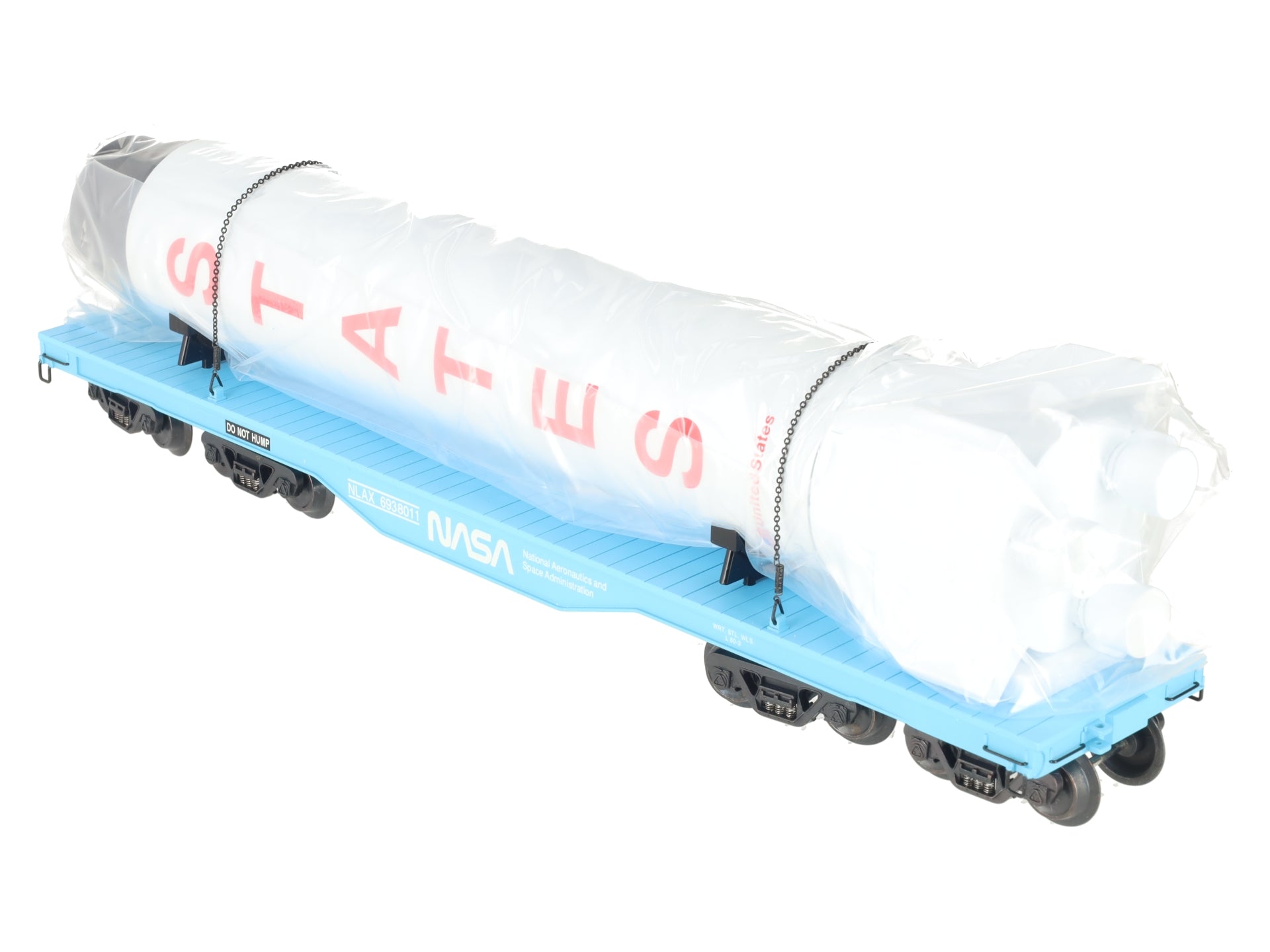 K-Line K693-8011 O Gauge NASA Flatcar with Rocket Booster #6938011 LN/Box