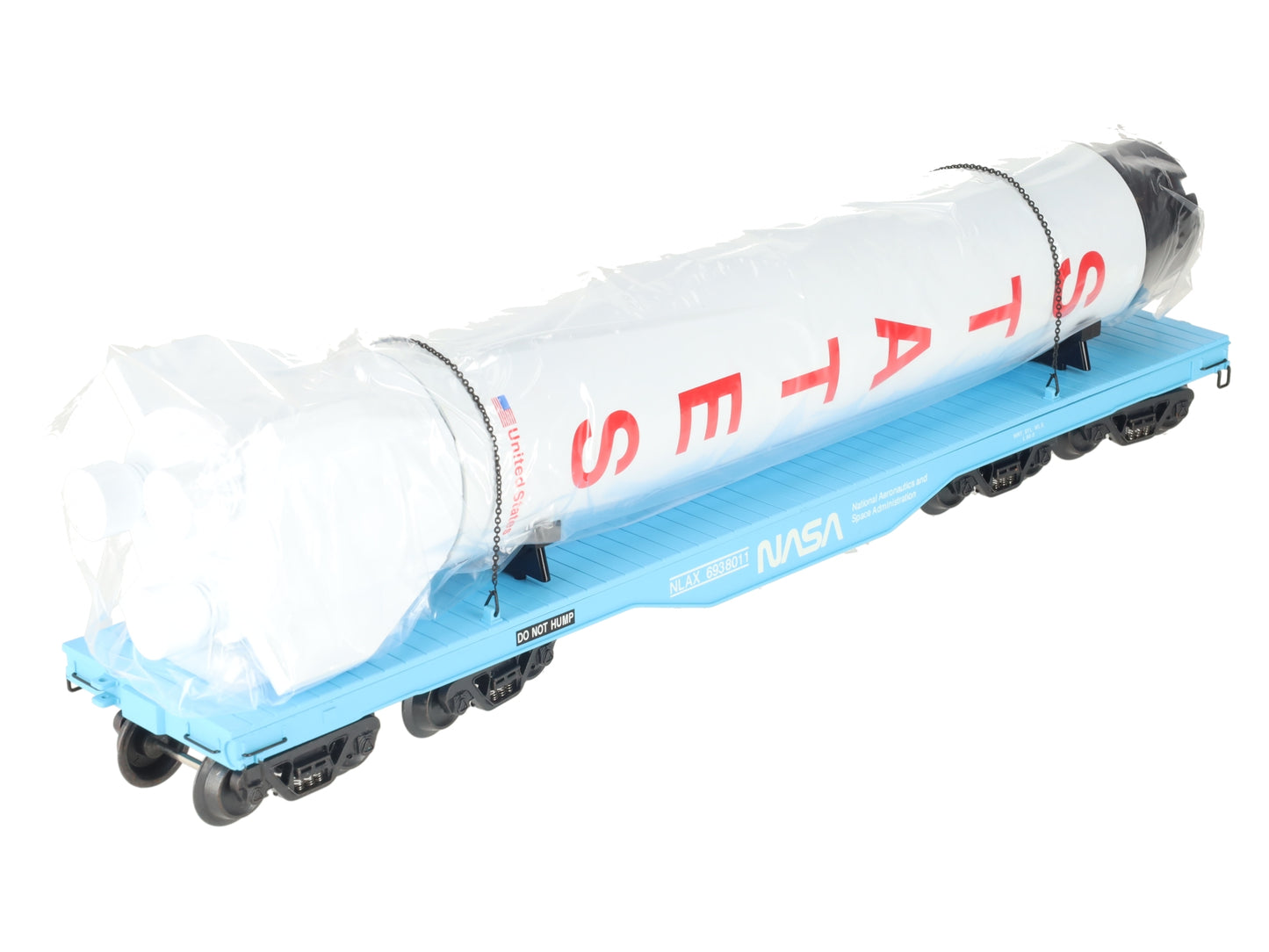 K-Line K693-8011 O Gauge NASA Flatcar with Rocket Booster #6938011 LN/Box