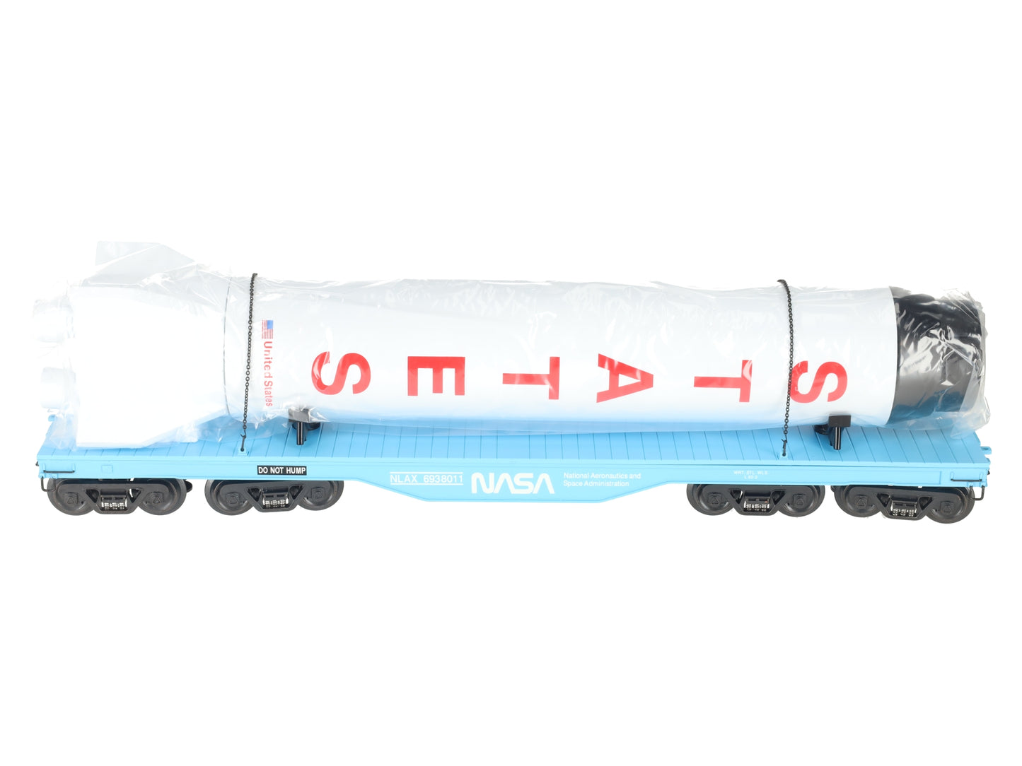 K-Line K693-8011 O Gauge NASA Flatcar with Rocket Booster #6938011 LN/Box