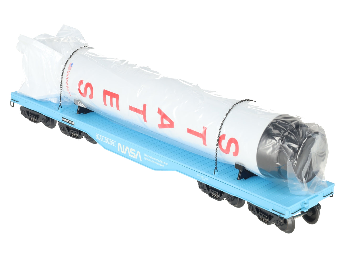 K-Line K693-8011 O Gauge NASA Flatcar with Rocket Booster #6938011 LN/Box