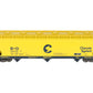 K-Line K6243-1091 Chessie System 3-Bay Centerflow Hopper #606392 LN/Box