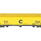 K-Line K6243-1091 Chessie System 3-Bay Centerflow Hopper #606392 LN/Box