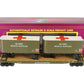 MTH 20-95405 O Gauge U.S. Army Flatcar w/ 2 PUP Trailers #1948 LN/Box