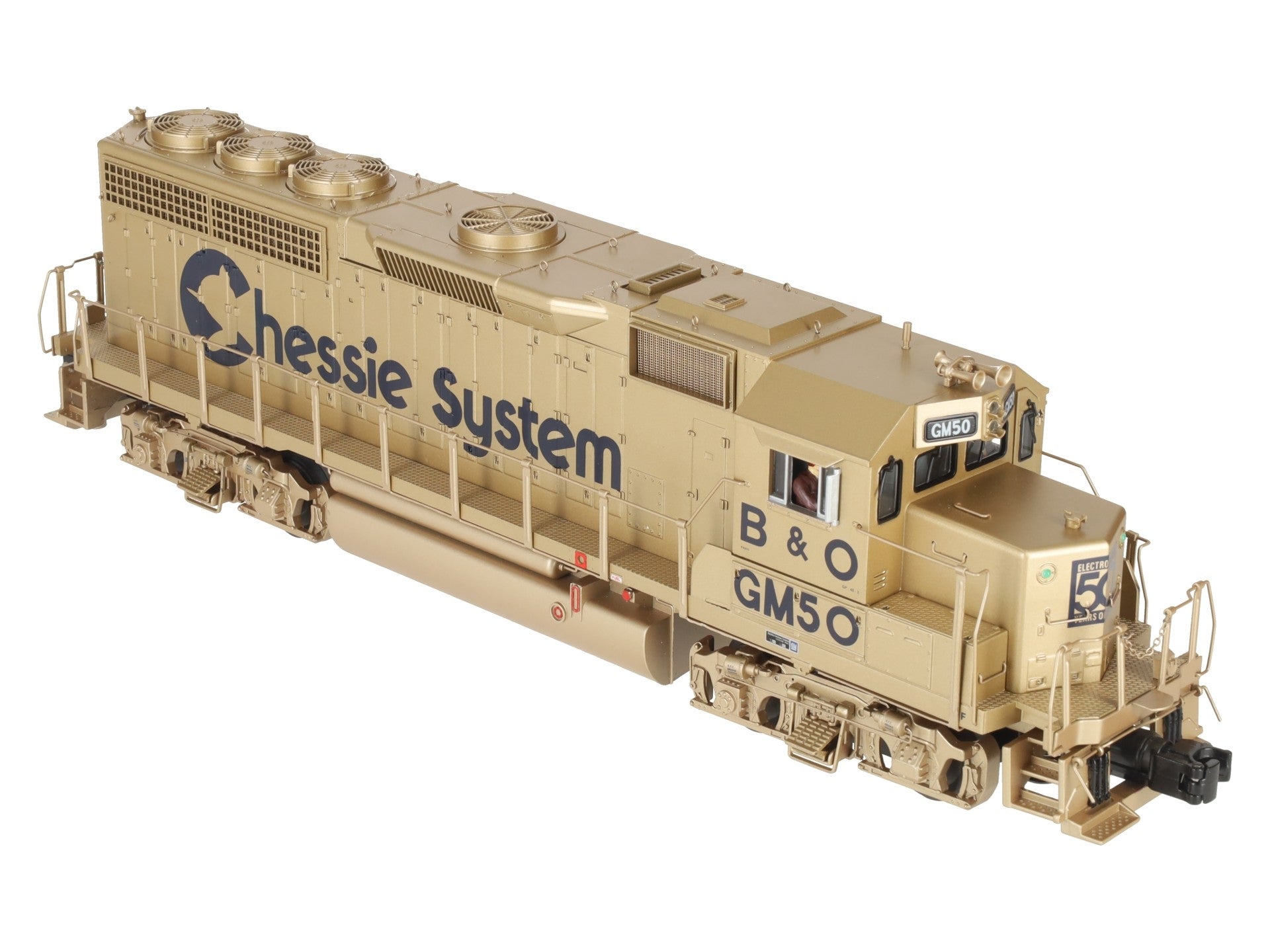 MTH 20-2782-1E O Gauge Chessie GP-40 Diesel Engine #GM50 w/PS2 LN/Box