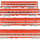 American Models S Scale MKT Texas Special Budd Passenger Cars LN/Box