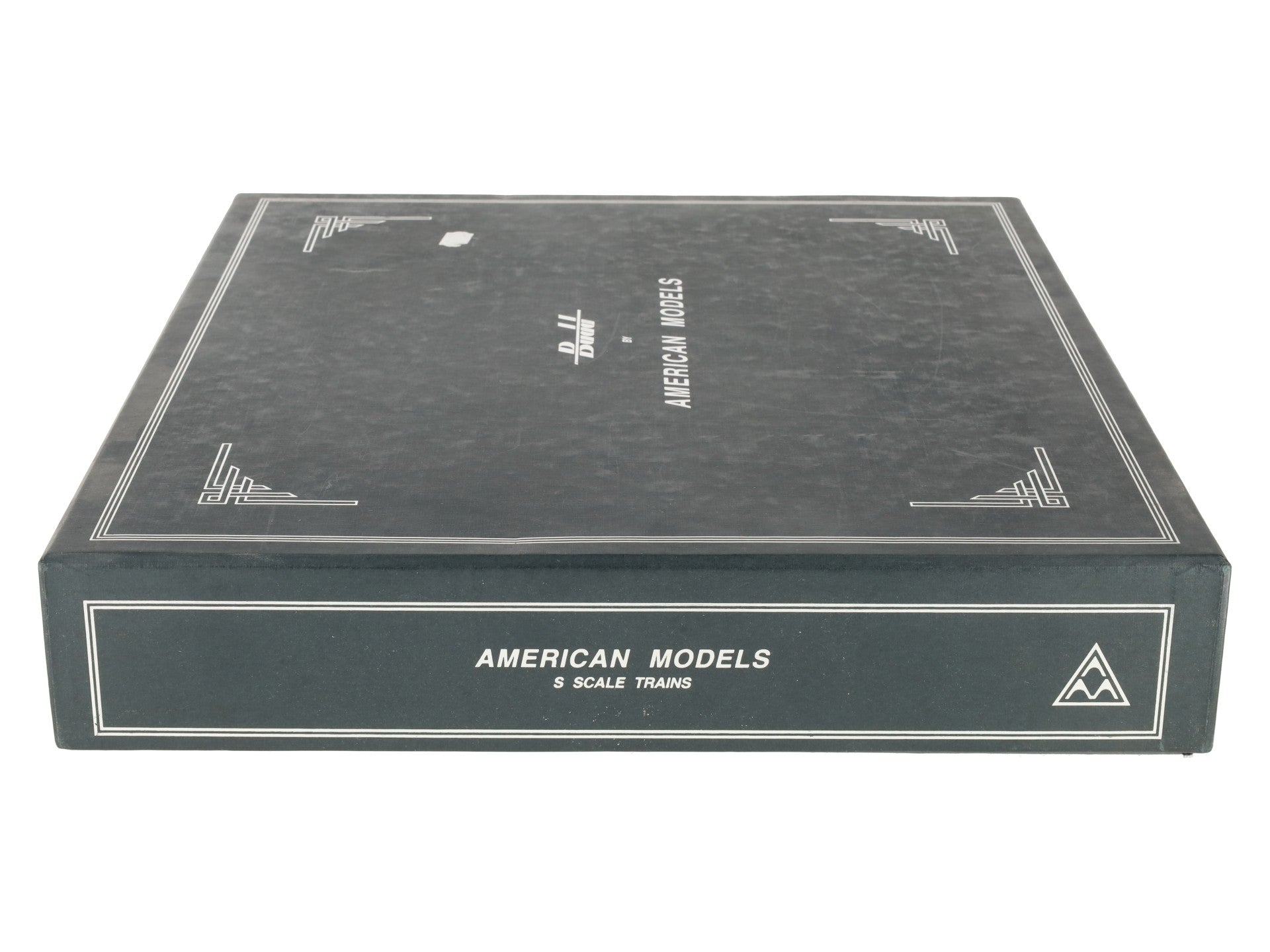 American Models S Gauge Santa Fe Chroms Budd Passenger 4-Car Set EX/Box