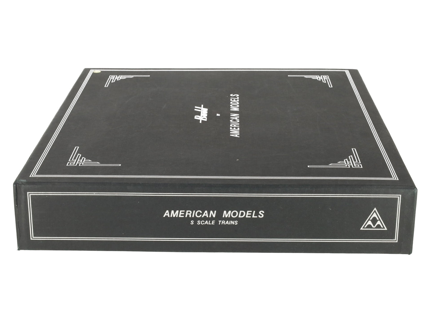 American Models S Gauge Santa Fe Chroms Budd Passenger 4-Car Set EX/Box
