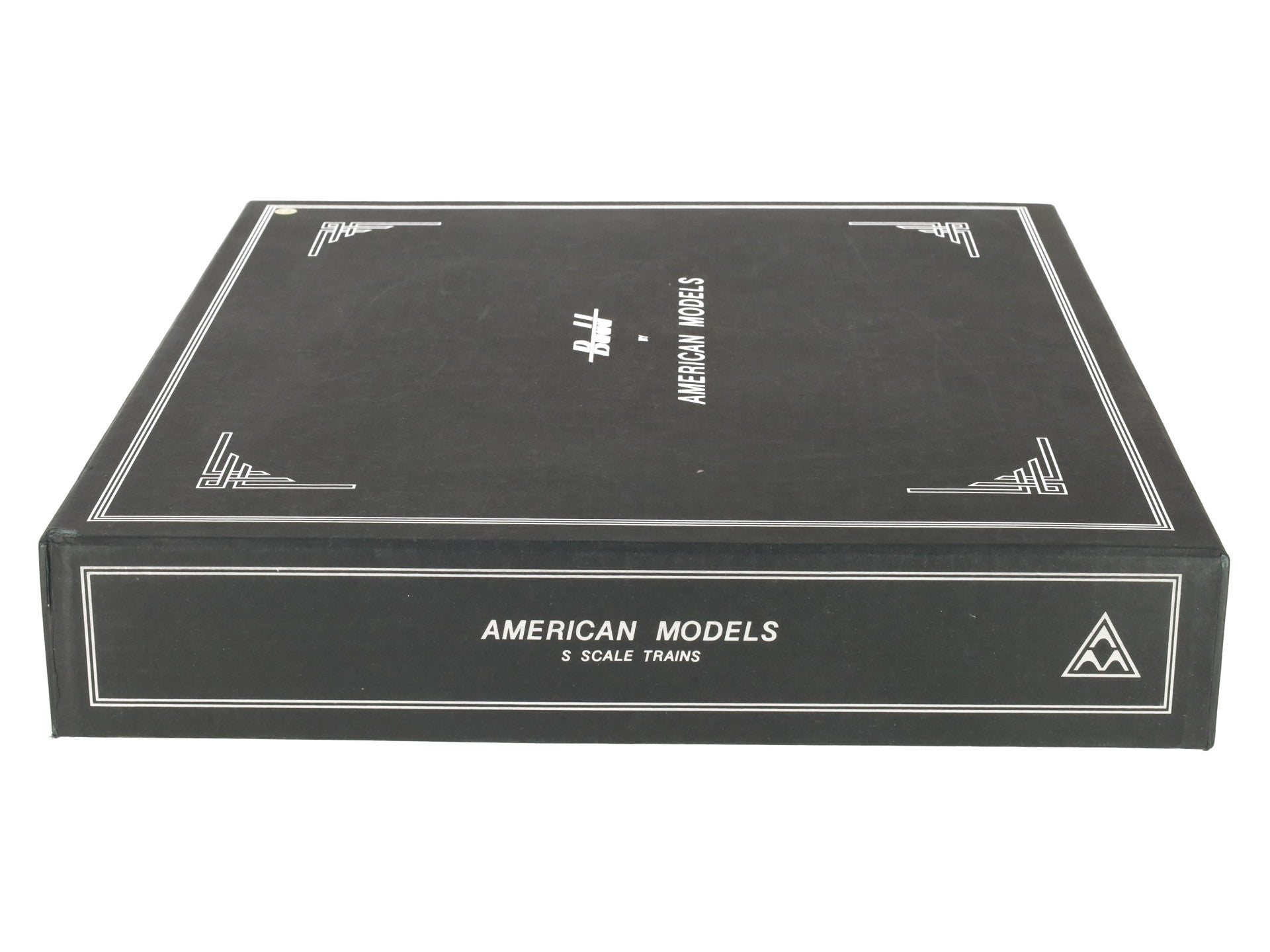 American Models S Gauge Santa Fe Chroms Budd Passenger 4-Car Set EX/Box
