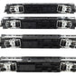 American Models S Gauge Santa Fe Chroms Budd Passenger 4-Car Set EX/Box