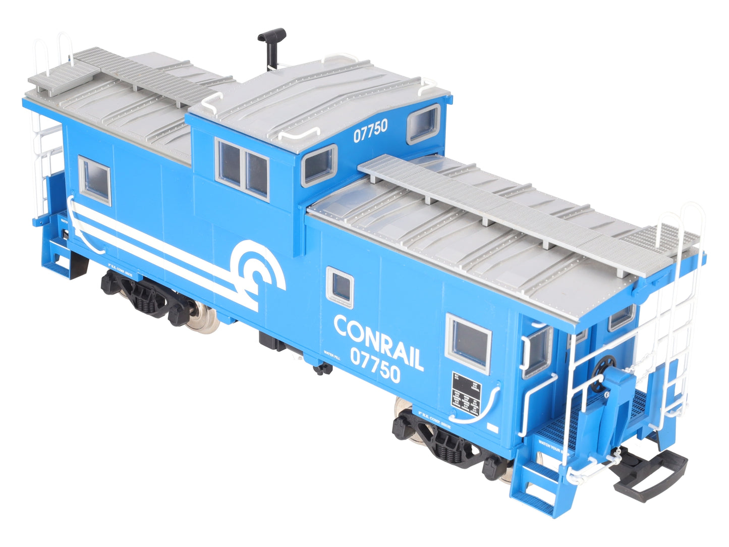 USA Trains R12109 G Conrail Extended Vision Caboose #07750 (Metal Wheels) EX