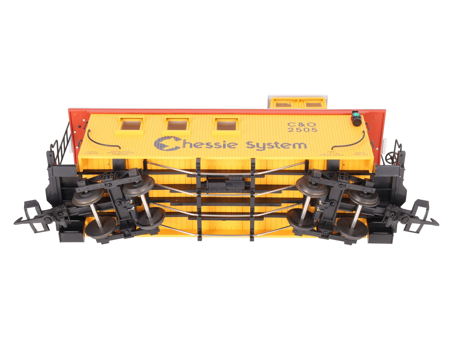 USA Trains R12009 G Chessie Wood Side Caboose #2505 (Metal Wheels) LN/Box