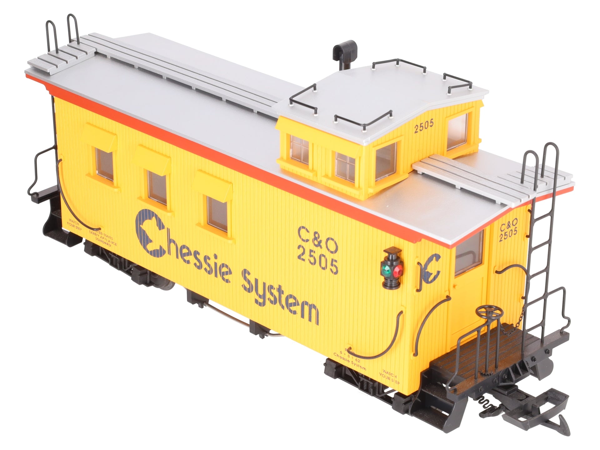 USA Trains R12009 G Chessie Wood Side Caboose #2505 (Metal Wheels) LN/Box
