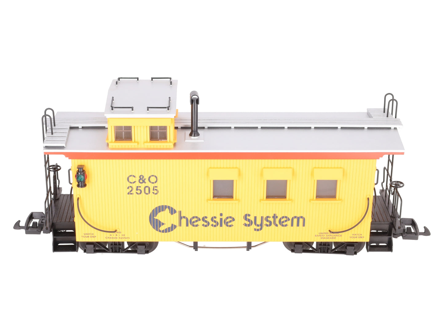 USA Trains R12009 G Chessie Wood Side Caboose #2505 (Metal Wheels) LN/Box
