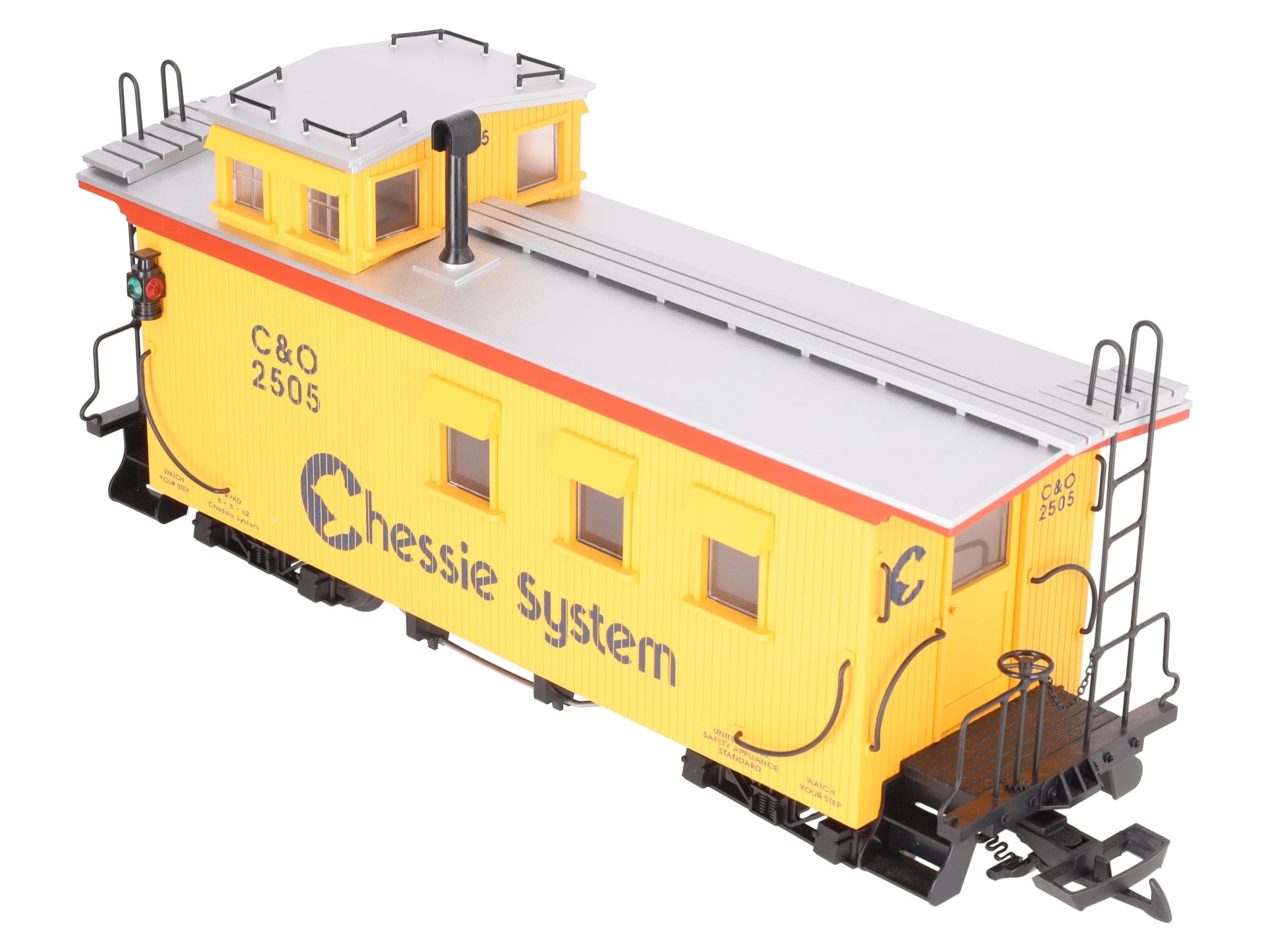 USA Trains R12009 G Chessie Wood Side Caboose #2505 (Metal Wheels) LN/Box