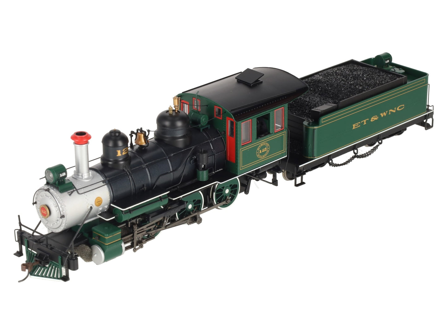Bachmann 28670 On30 ET&WNC Carolina 4-6-0 Steel Cab Steam Locomotive w/DCC #12 LN/Box