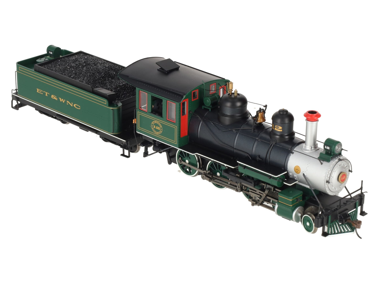 Bachmann 28670 On30 ET&WNC Carolina 4-6-0 Steel Cab Steam Locomotive w/DCC #12 LN/Box