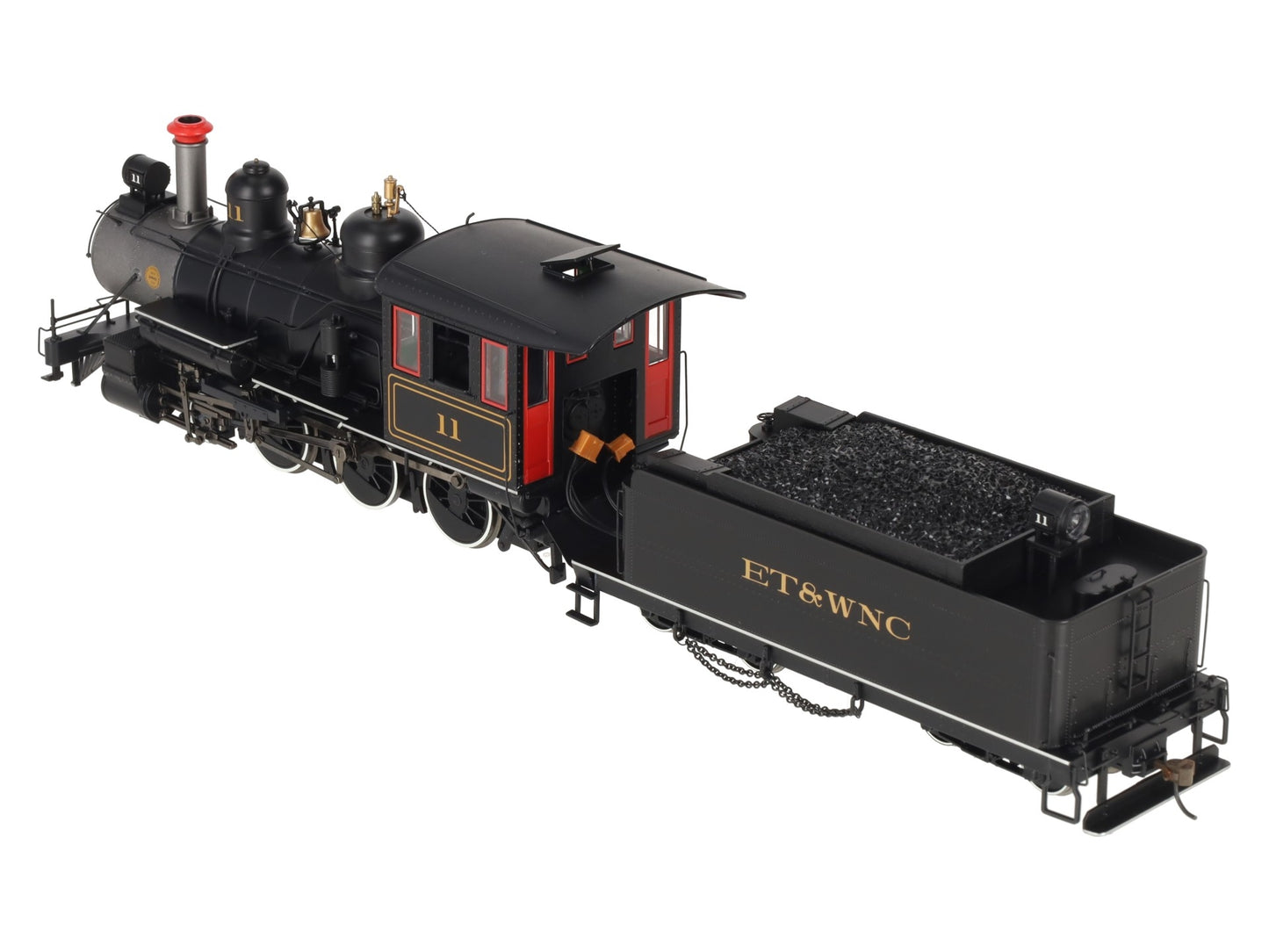 Bachmann 28671 On30 Eastern Tennessee & Western N Carolina 4-6-0 Steel Cab #11