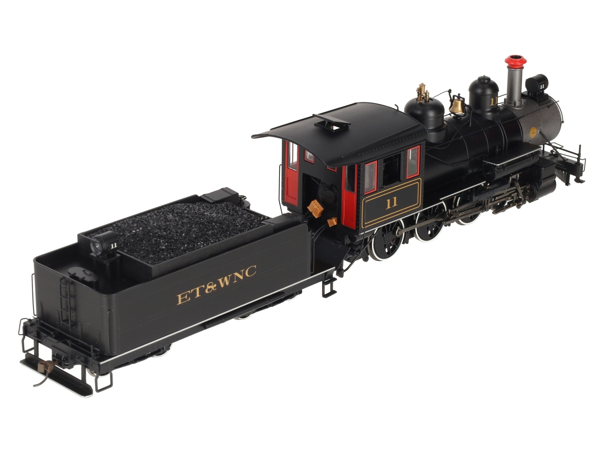Bachmann 28671 On30 Eastern Tennessee & Western N Carolina 4-6-0 Steel Cab #11