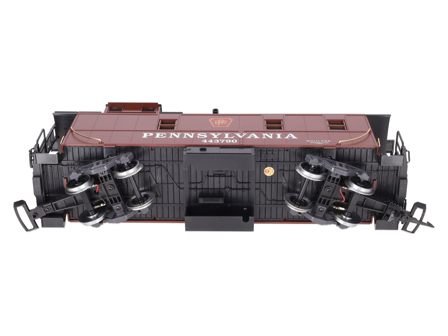 LGB 43790 G Scale Pennsylvania Caboose w/ Lighting (Metal Wheels) EX/Box