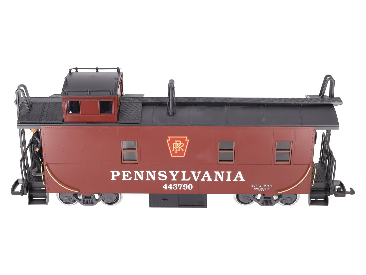 LGB 43790 G Scale Pennsylvania Caboose w/ Lighting (Metal Wheels) EX/Box
