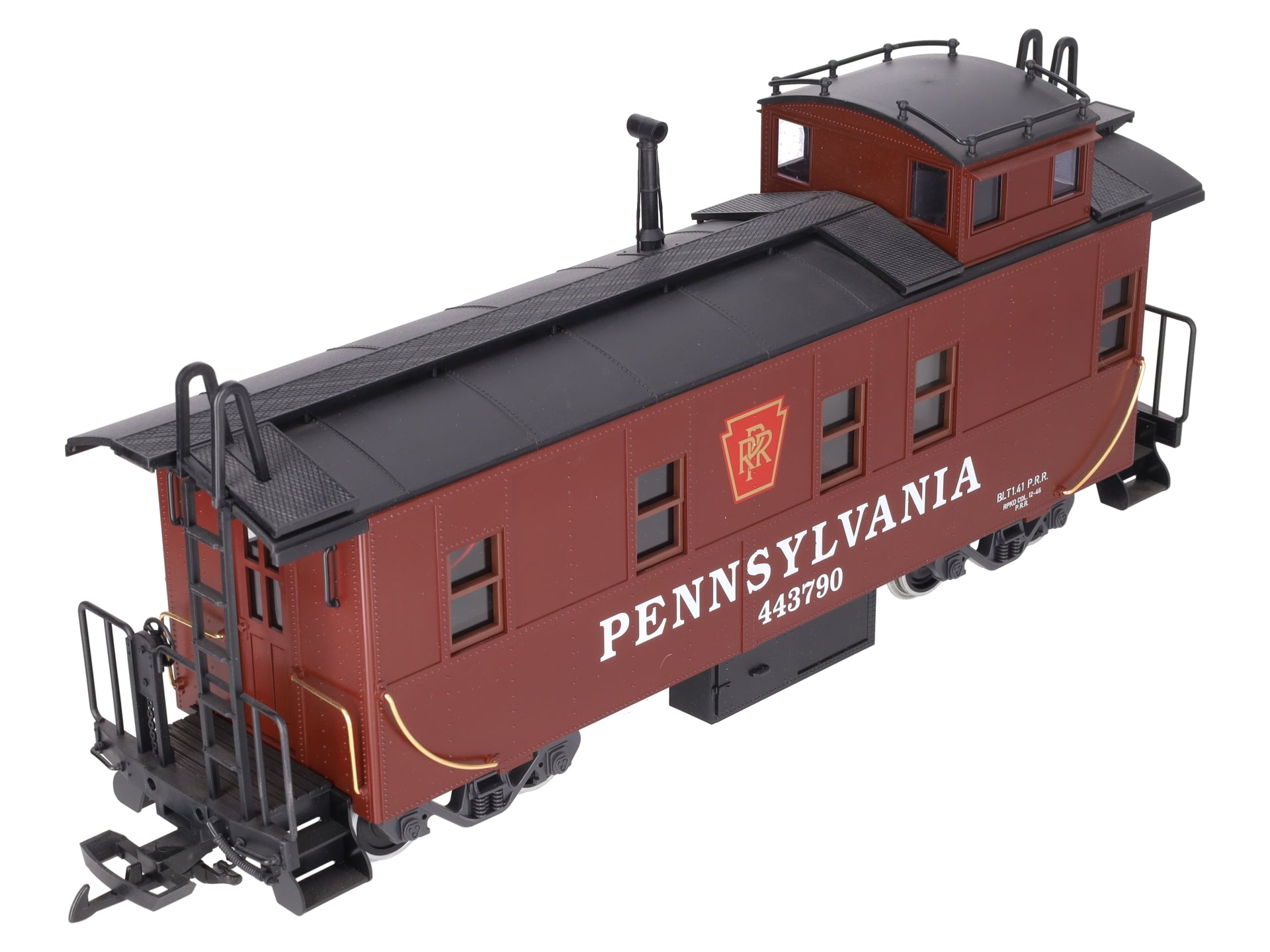 LGB 43790 G Scale Pennsylvania Caboose w/ Lighting (Metal Wheels) EX/Box