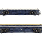 MTH 20-64034 O Gauge Chesapeake & Ohio 70' Streamlined Sleeper/Diner 2-Car Set EX/Box