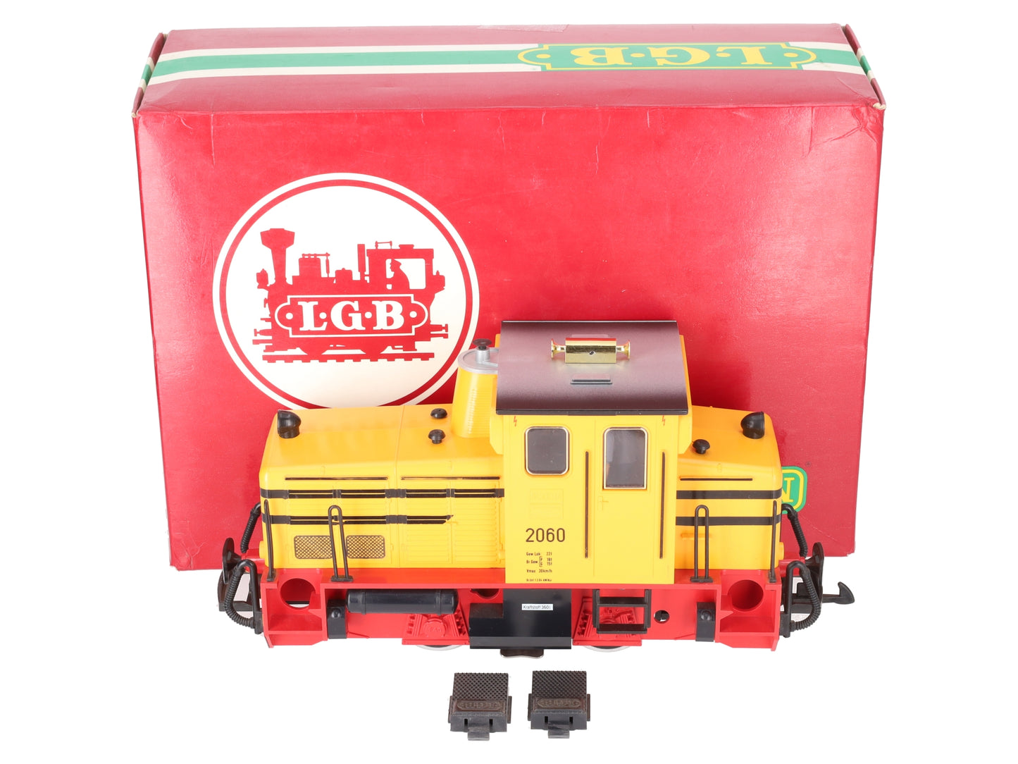 LGB 2060H Yellow Diesel Locomotive with Horn EX/Box