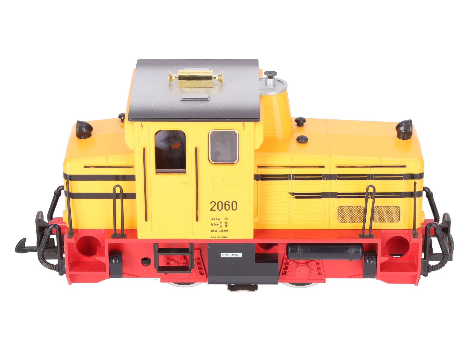 LGB 2060H Yellow Diesel Locomotive with Horn EX/Box