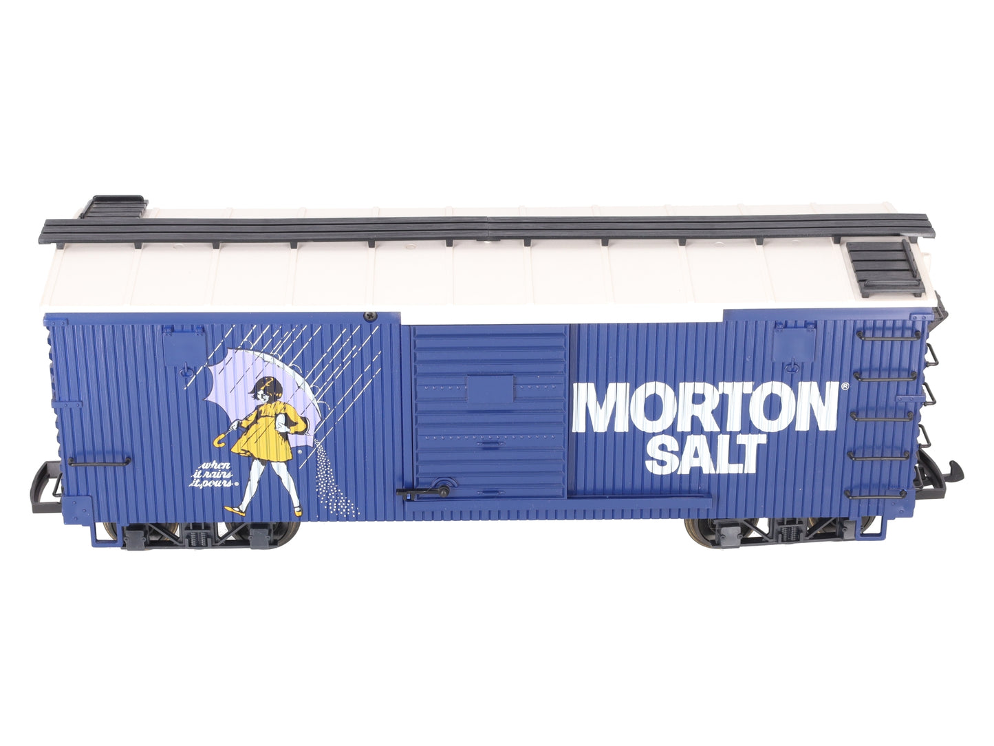 LGB 4090-MS Morton Salt Boxcar w/Metal Wheels LN/Box