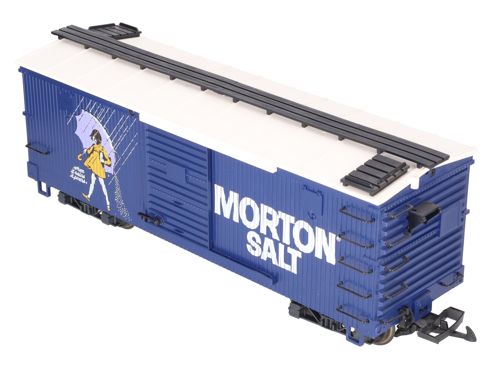 LGB 4090-MS Morton Salt Boxcar w/Metal Wheels LN/Box