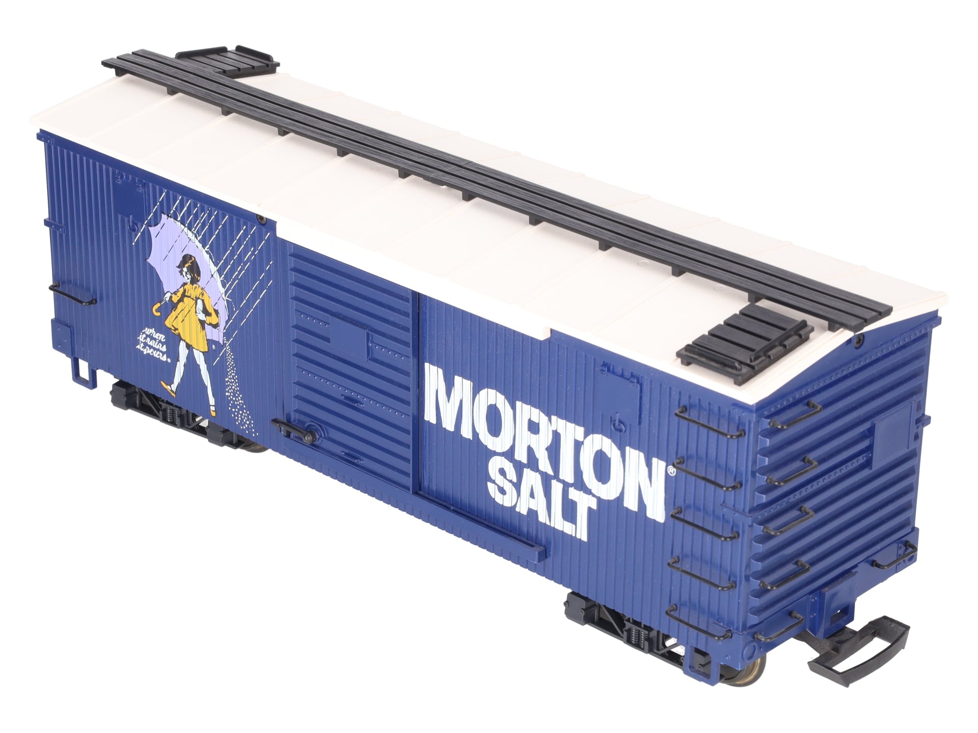 LGB 4090-MS Morton Salt Boxcar w/Metal Wheels LN/Box