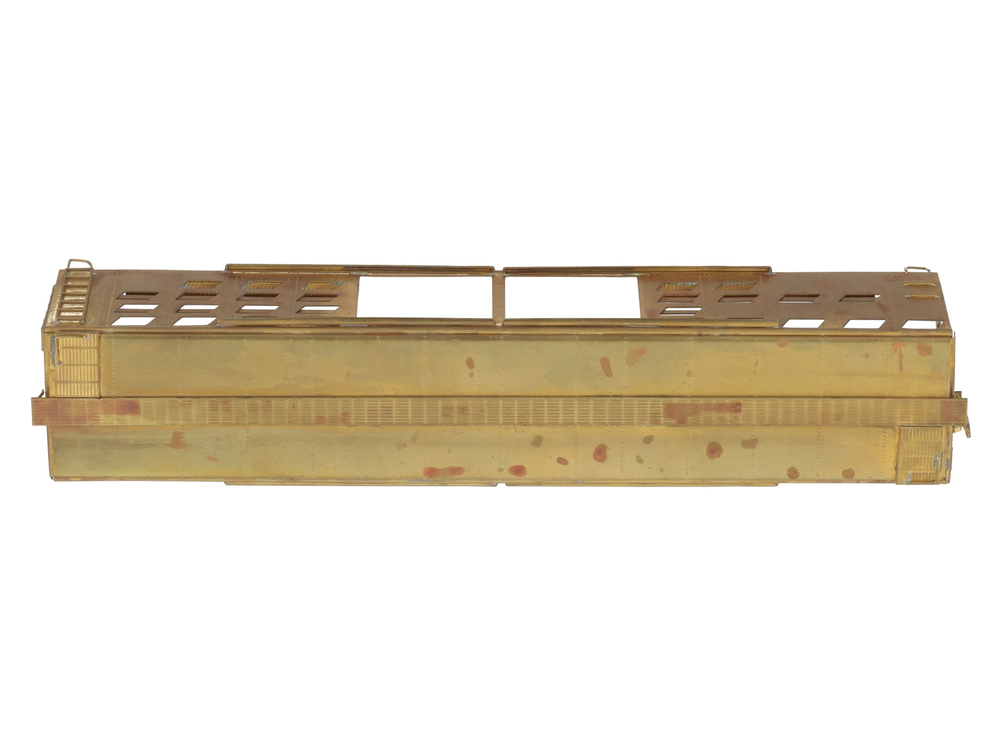 TID Trains Inc. HO BRASS Baltimore & Ohio S-1 Cattle Car Kit-Unpainted EX/Box