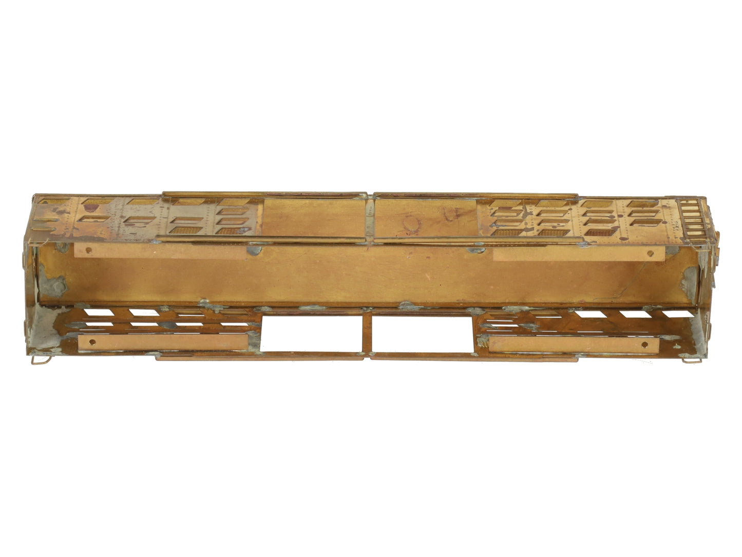 TID Trains Inc. HO BRASS Baltimore & Ohio S-1 Cattle Car Kit-Unpainted EX/Box