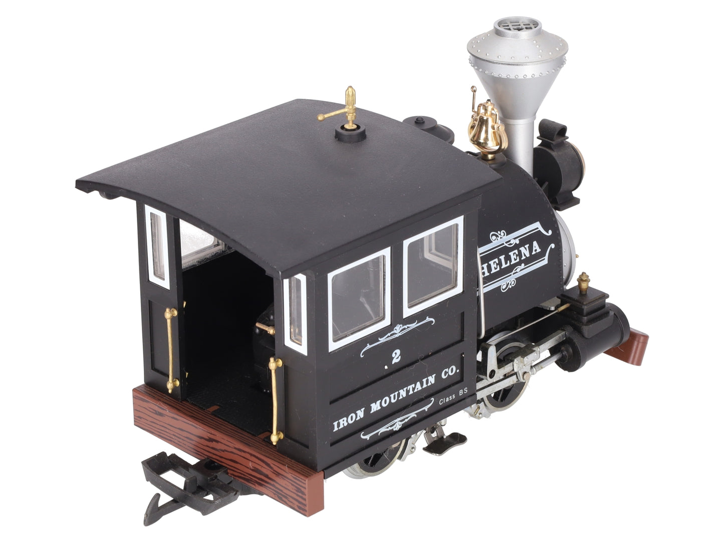 LGB 2177D G Scale Iron Mountain Co "Helena" 0-4-0 Steam Locomotive #2 VG/Box