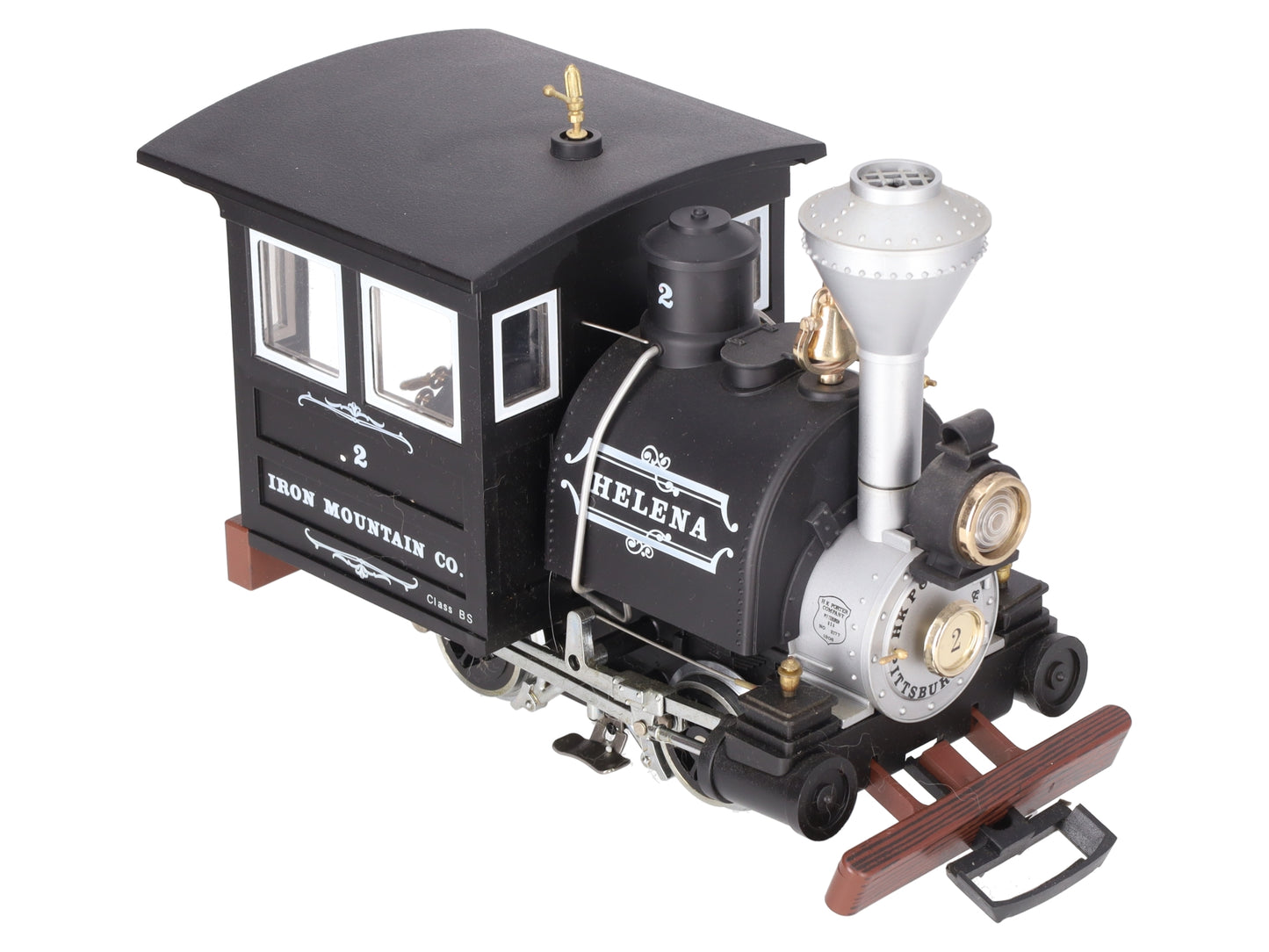 LGB 2177D G Scale Iron Mountain Co "Helena" 0-4-0 Steam Locomotive #2 VG/Box