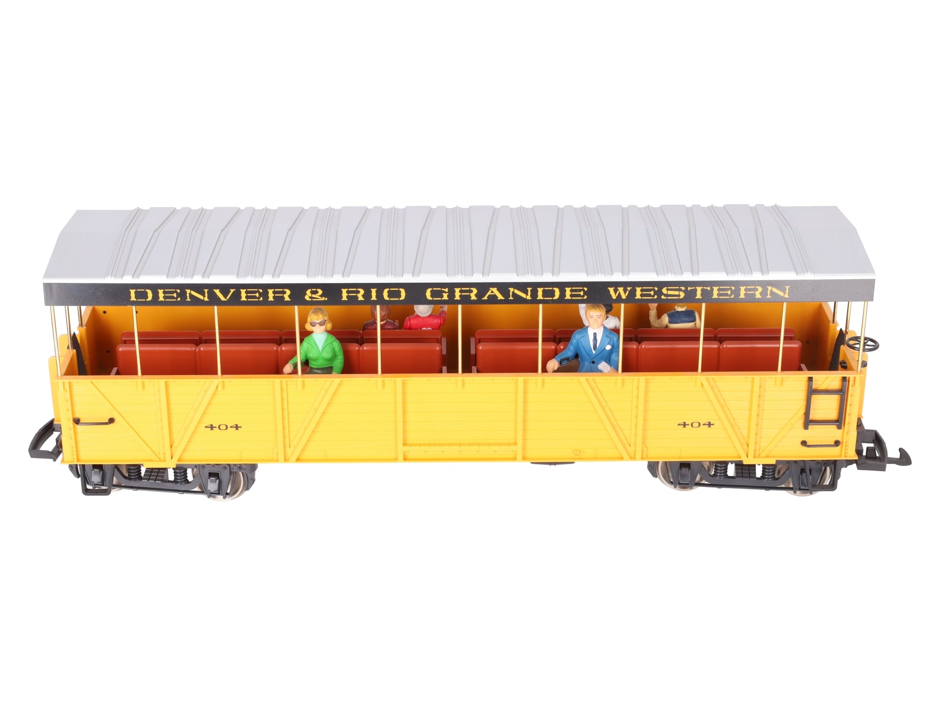 LGB 30260 Denver & Rio Grande Western Covered Passenger Car #404 (Metal Wheels) EX/Box