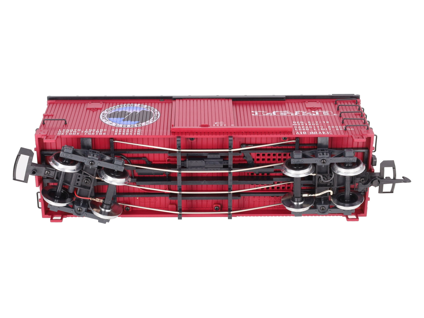 LGB 4267S G Lake George & Boulder Boxcar w/ Sound (Metal Wheels) LN/Box