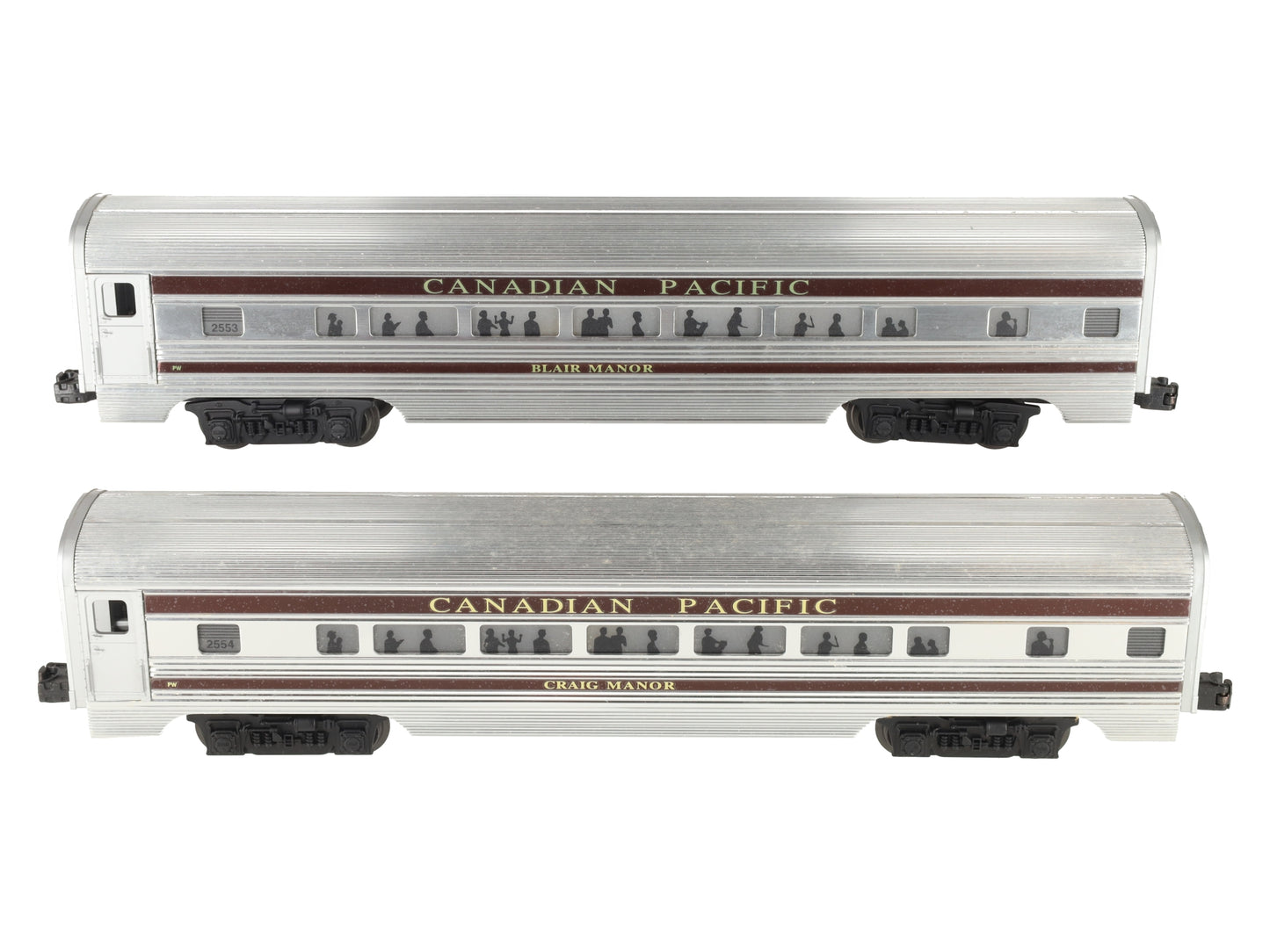 Lionel 6-39106 O Canadian Pacific Aluminum Passenger Car Set (Set of 2) EX/Box