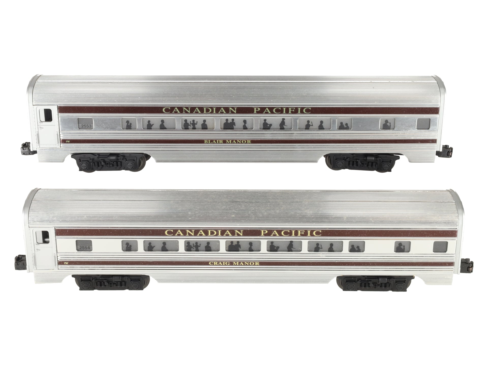 Lionel 6-39106 O Canadian Pacific Aluminum Passenger Car Set (Set of 2) EX/Box