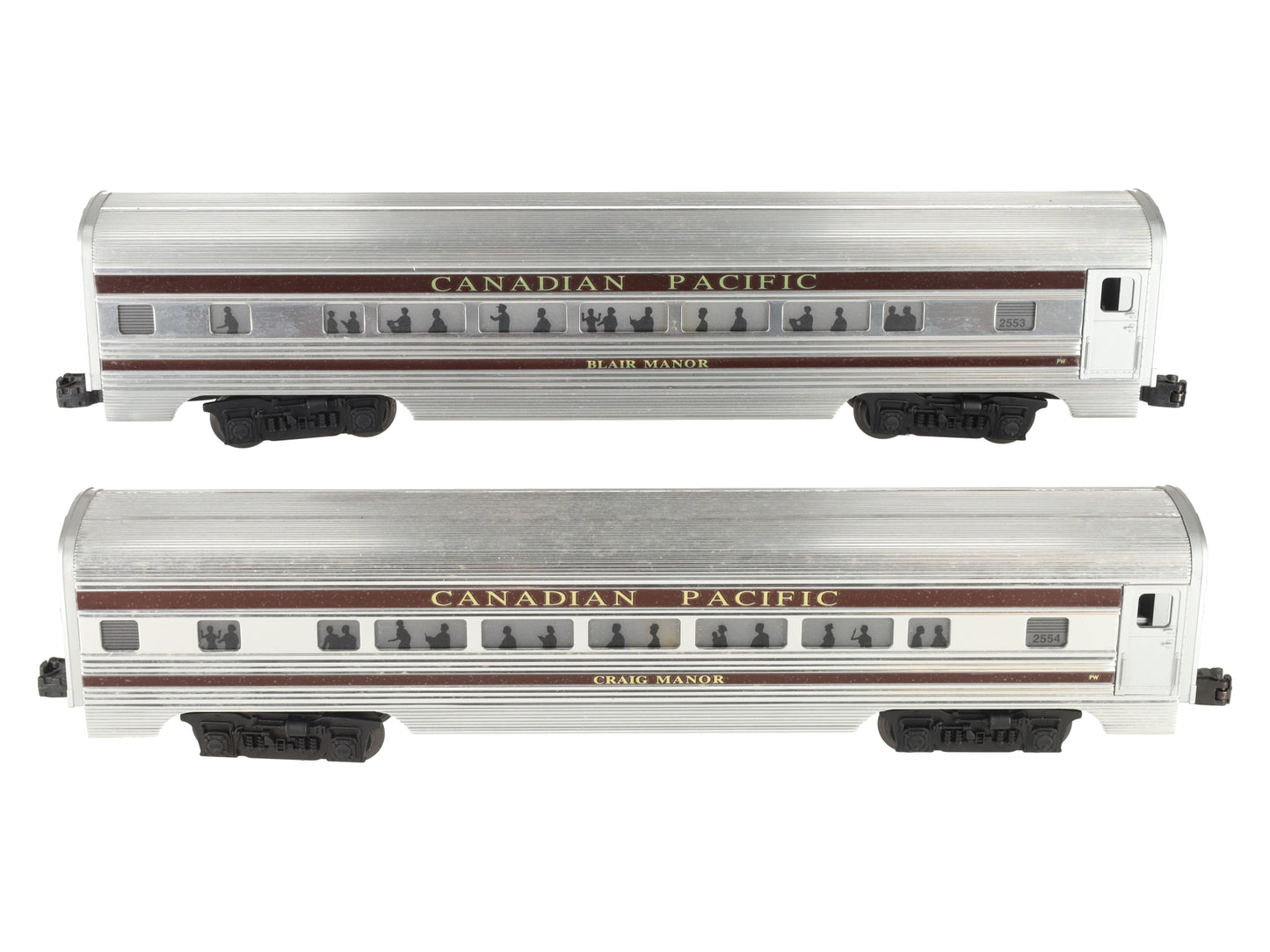Lionel 6-39106 O Canadian Pacific Aluminum Passenger Car Set (Set of 2) EX/Box